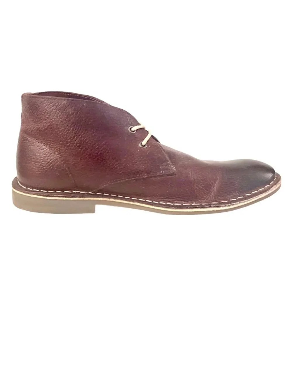 Brown Leather Desert Chukka Ankle Boots Mens 9 Campus Lace-Up Dress Casual